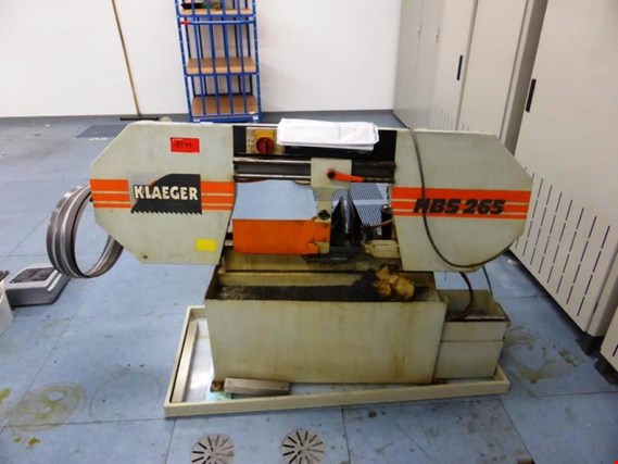 Used Klaeger HBS 265 band saw for Sale (Auction Premium) | NetBid Industrial Auctions