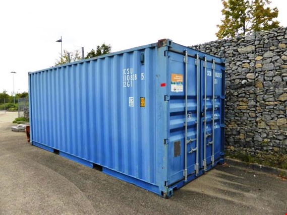 Used 20' overseas shipping container for Sale (Auction Premium) | NetBid Industrial Auctions
