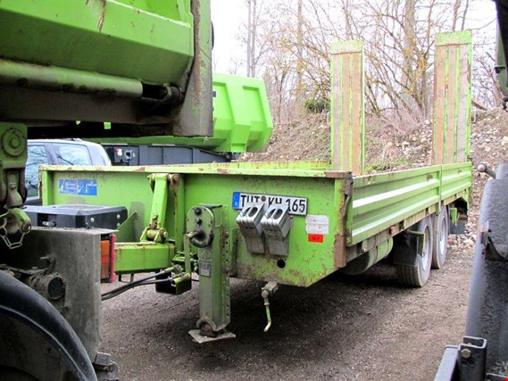 Used Müller-Mitteltal ETUE-TA 14,4 truck-tandem-flatbed trailer for Sale (Auction Premium) | NetBid Industrial Auctions