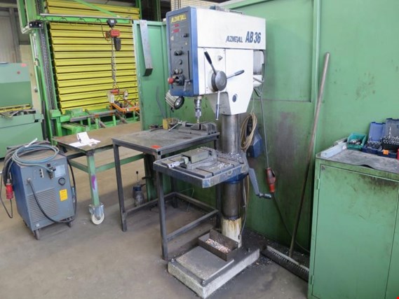 Used Alzmetall AB 36 Column drilling machine for Sale (Auction Premium) | NetBid Industrial Auctions