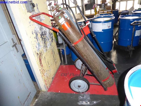 Used 2 Bottle transport trolley for 1 & 2 bottles for Sale (Trading Premium) | NetBid Industrial Auctions