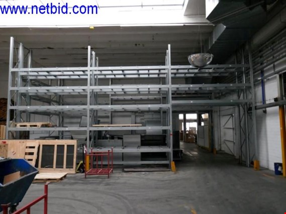 Used Dexion 1 Posten Heavy duty shelving for Sale (Trading Premium) | NetBid Industrial Auctions