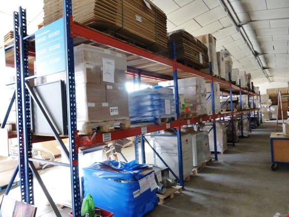 Used 140 lfm. pallet shelves for Sale (Trading Premium) | NetBid Industrial Auctions
