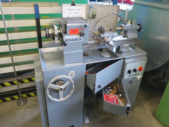 Used Schaublin 102 N 80 Conventional Lathe for Sale (Auction Premium) | NetBid Industrial Auctions
