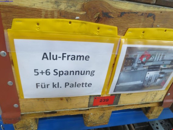 Used 1 Posten Clamping device Alu-Frame 5th and 6th clamping for small pallet for Sale (Trading Premium) | NetBid Industrial Auctions
