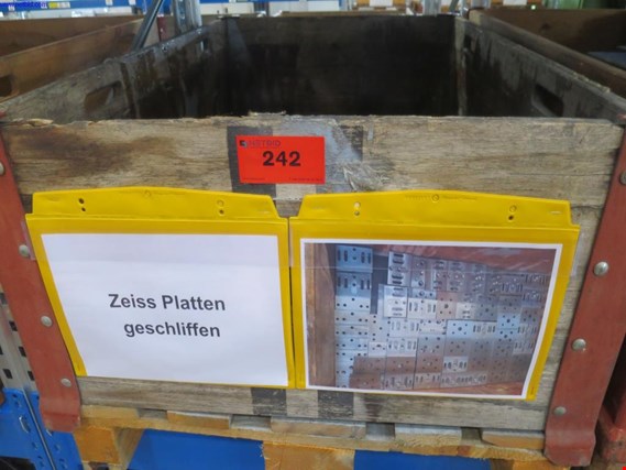 Used 1 Posten Clamping device for Zeiss plates ground for Sale (Trading Premium) | NetBid Industrial Auctions