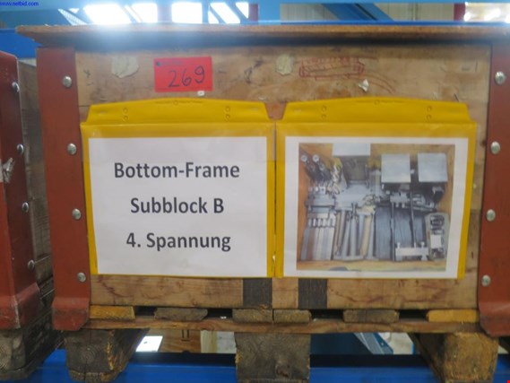 Used 1 Posten Clamping device Botten-Frame Subblock B 4. clamping for Sale (Trading Premium) | NetBid Industrial Auctions