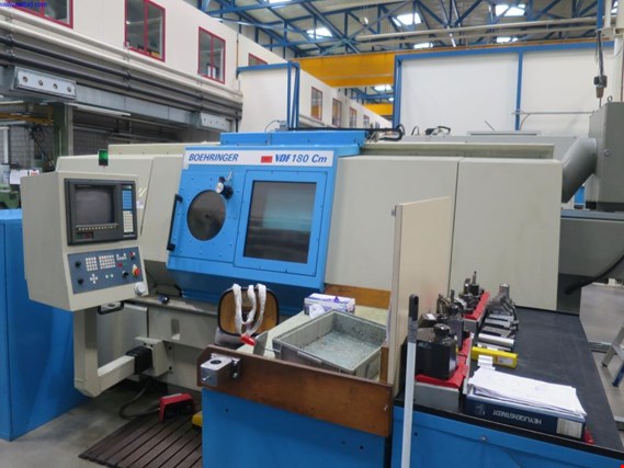Used Boehringer VDF 180 Cm CNC inclined bed lathe for Sale (Trading Premium) | NetBid Industrial Auctions