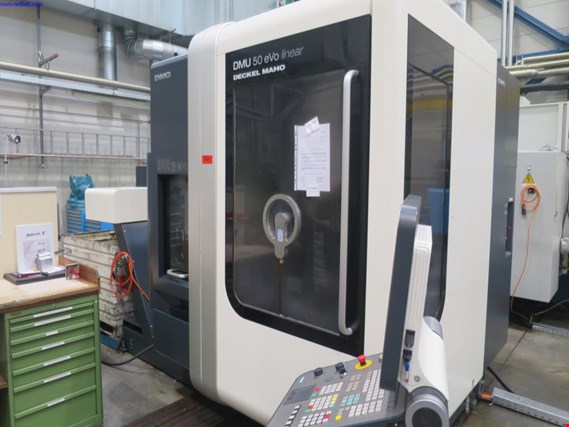 Used Deckel Maho DMU 50 eVo linear Universal milling machine for Sale (Auction Premium) | NetBid Industrial Auctions