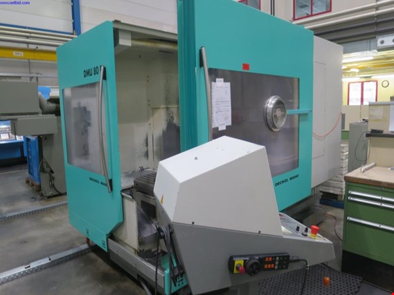 Used Deckel Maho DMU 80 P CNC universal milling machine for Sale (Trading Premium) | NetBid Industrial Auctions