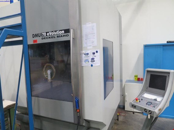 Used Deckel Maho DMU 70 eVolution CNC universal milling machine for Sale (Trading Premium) | NetBid Industrial Auctions