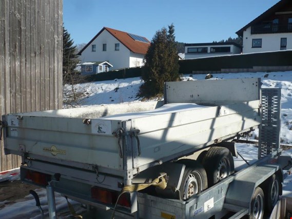 Used Humbaur HTK 2500 Tandem trailer (tipper) for Sale (Auction Premium) | NetBid Industrial Auctions