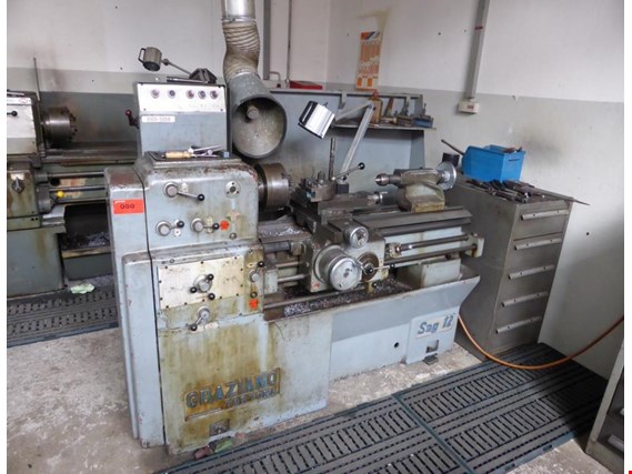 Used Graziano/Tortona SAG12 sliding and screw cutting lathe for Sale (Auction Premium) | NetBid Industrial Auctions