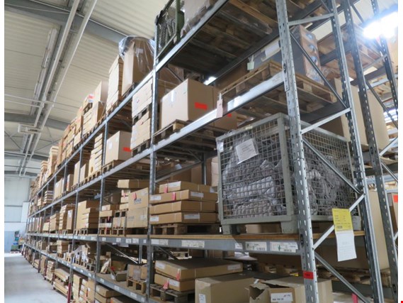 Used 2 Pallet racks (12 and 11), without contents; ATTENTION: later release by arrangement for Sale (Trading Premium) | NetBid Industrial Auctions