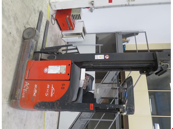 Used Linde R 14 S Reach mast forklift (50) for Sale (Auction Premium) | NetBid Industrial Auctions