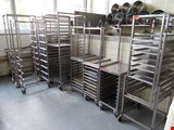 Baking tray transport trolleys