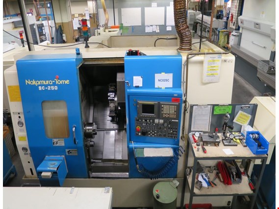 Used Nakamura-Tome SC-250 Y CNC lathe for Sale (Auction Premium) | NetBid Industrial Auctions