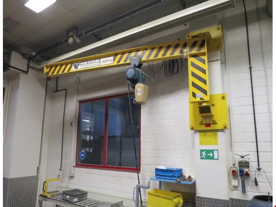 Used Vetter G Wall-mounted slewing jib crane for Sale (Auction Premium) | NetBid Industrial Auctions