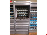 Tool carrier storage cabinet