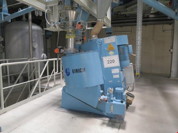 Used Eirich R09 intensive mixer for Sale (Trading Premium) | NetBid Industrial Auctions