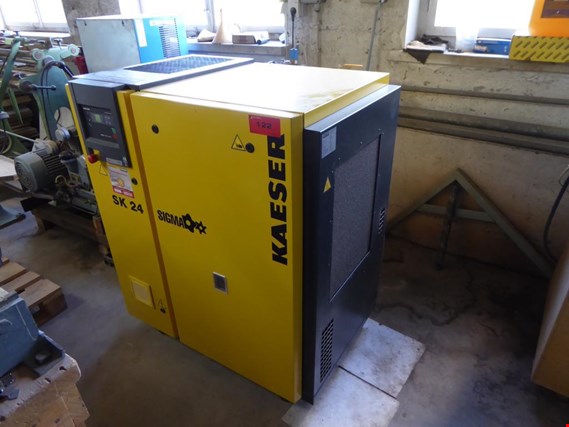 Used Kaeser SK24 Screw compressor for Sale (Auction Premium) | NetBid Industrial Auctions