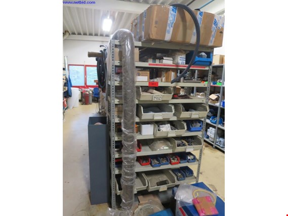 Used ca. 20 lfm. Sheet steel shelving for Sale (Auction Premium) | NetBid Industrial Auctions