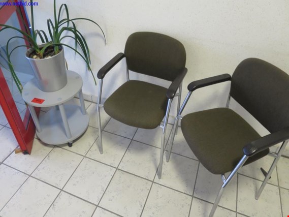 Used 2 Upholstered chairs for Sale (Trading Premium) | NetBid Industrial Auctions