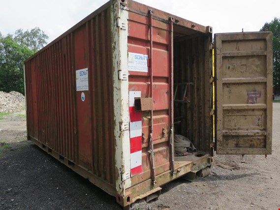 Used 20´ hook roll-off sea container for Sale (Auction Premium) | NetBid Industrial Auctions