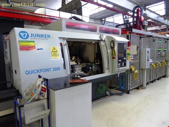 Used Junker Quickpoint 3000/40 external grinding machine for Sale (Trading Premium) | NetBid Industrial Auctions