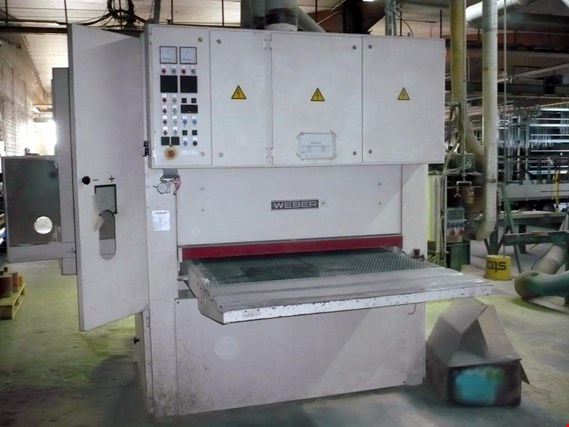 Used Weber OFZ-M2 (0) -1350 mm Wide-belt sanding machine for Sale (Auction Premium) | NetBid Industrial Auctions
