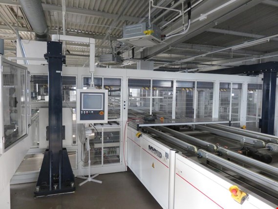 Production line for photovoltaic modules of the company Protech