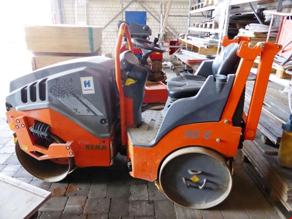 Used Hamm HD 8 VV tandem roller for Sale (Auction Premium) | NetBid Industrial Auctions