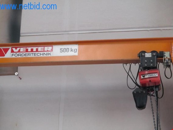 Used Vetter Column-mounted slewing crane for Sale (Auction Premium) | NetBid Industrial Auctions