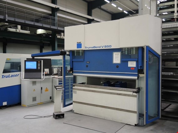 Used Trumpf Truma Bend V850 hydraulic press brake, #173 for Sale (Auction Premium) | NetBid Industrial Auctions