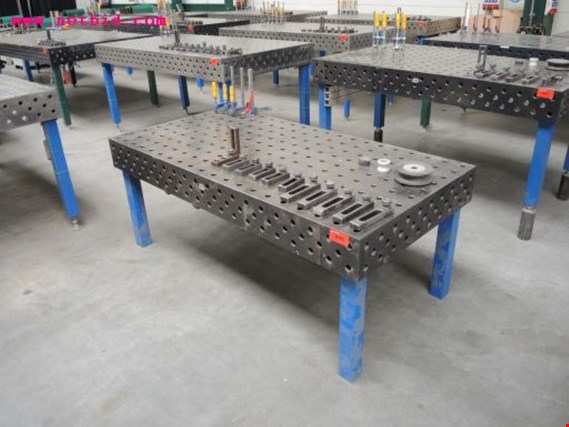 Used Sigmund 3D-Perforated welding table, #245 for Sale (Auction Premium) | NetBid Industrial Auctions