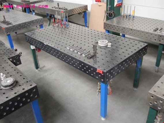 Used Sigmund 3D-Perforated welding table, #246 for Sale (Auction Premium) | NetBid Industrial Auctions