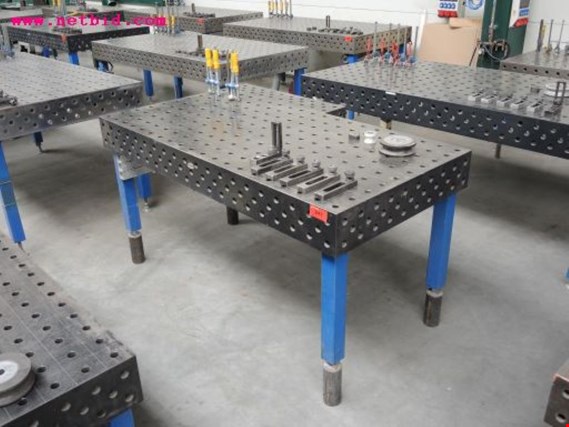 Used Sigmund 3D-Perforated welding table, #247 for Sale (Auction Premium) | NetBid Industrial Auctions