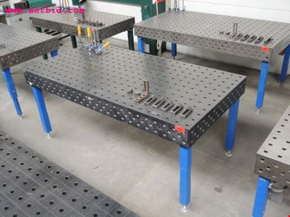 Used Sigmund 3D-Perforated welding table, #252 for Sale (Auction Premium) | NetBid Industrial Auctions