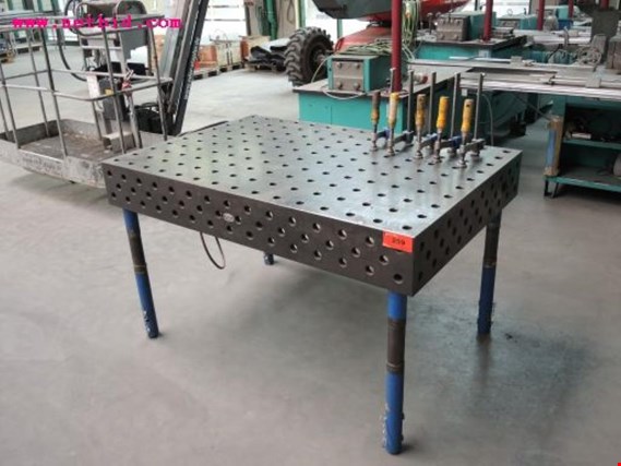 Used Sigmund 3D-Perforated welding table, #259 for Sale (Auction Premium) | NetBid Industrial Auctions