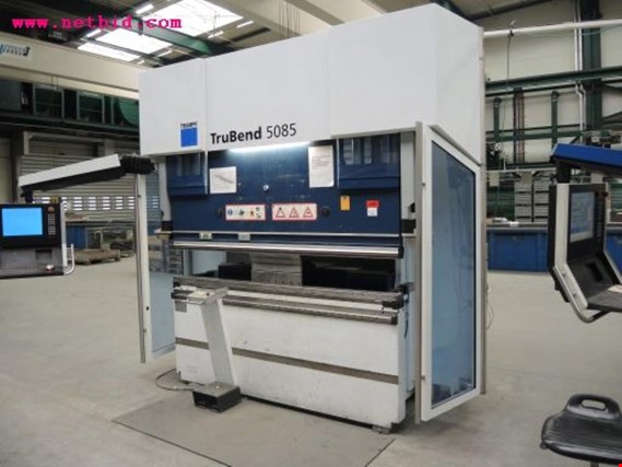Used Trumpf TruBend 5085 Hydraulic CNC-folding press, #319-later release 15.08.2018 for Sale (Auction Premium) | NetBid Industrial Auctions