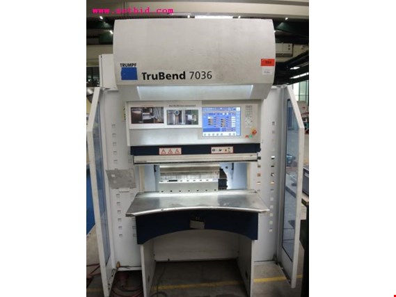 Used Trumpf TruBend 7036 Hydraulic folding press, #322 for Sale (Auction Premium) | NetBid Industrial Auctions