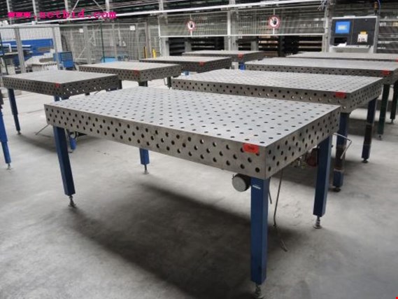 Used 3D-Perforated welding table, #348 for Sale (Auction Premium) | NetBid Industrial Auctions