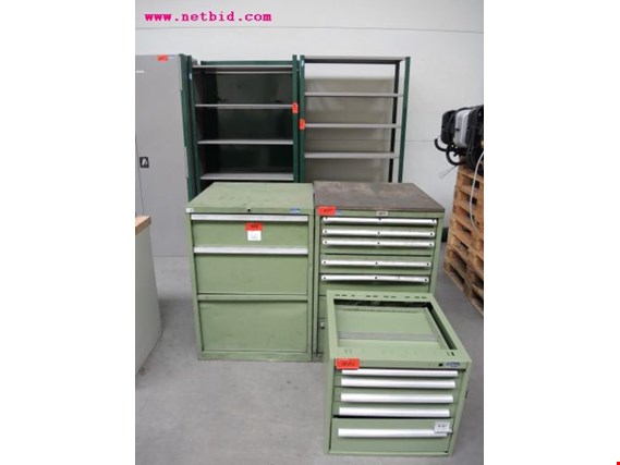 Used Hoffmann 3 Telescopic drawer cabinets, #402 for Sale (Auction Premium) | NetBid Industrial Auctions