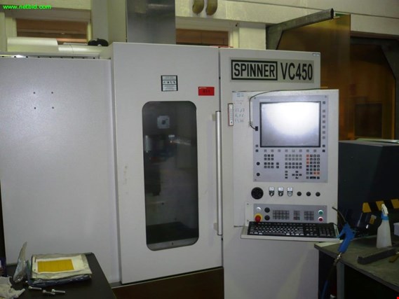Used Spinner VC 450 CNC vertical machining center for Sale (Auction Premium) | NetBid Industrial Auctions