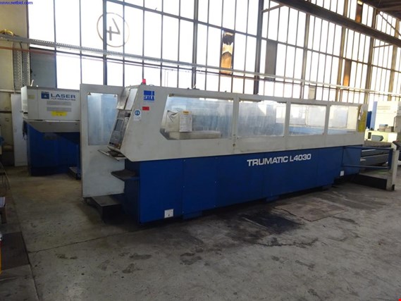 Used Trumpf Trumatic L 4030 CNC laser cutting machine for Sale (Trading Premium) | NetBid Industrial Auctions