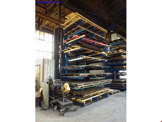 Used Ohra Kragarm 60 Cantilever racking (blue) for Sale (Auction Premium) | NetBid Industrial Auctions