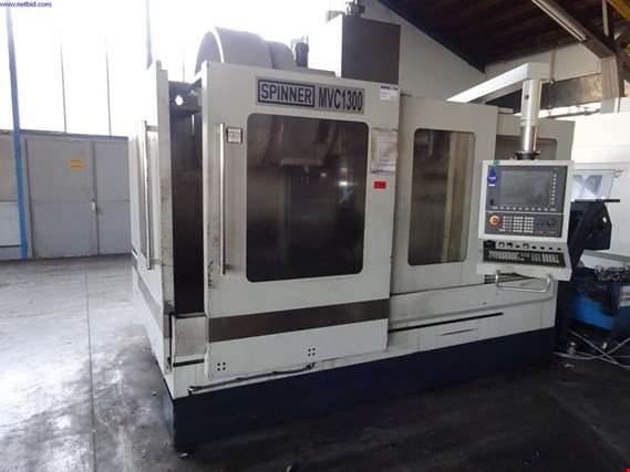 Used Spinner MVC 1300 3-axis CNC vertical machining center for Sale (Trading Premium) | NetBid Industrial Auctions
