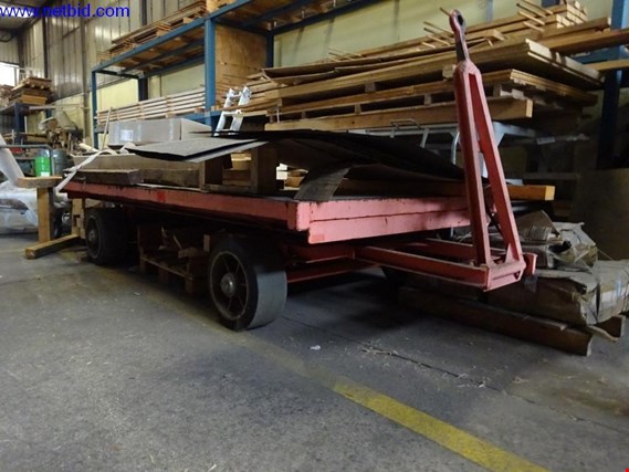 Used Heavy duty platform truck (orange) for Sale (Auction Premium) | NetBid Industrial Auctions