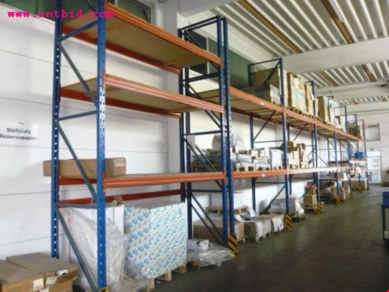 Used 20 lin. m. pallet shelf for Sale (Auction Premium) | NetBid Industrial Auctions