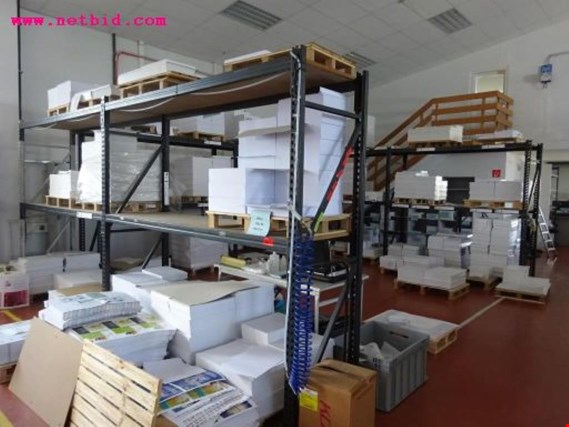 Used 22 lin. m. pallet shelf for Sale (Auction Premium) | NetBid Industrial Auctions